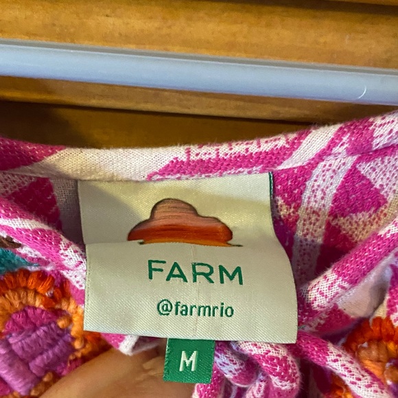 FARM Rio Pink and Orange Patterned Dress - Picture 7 of 14